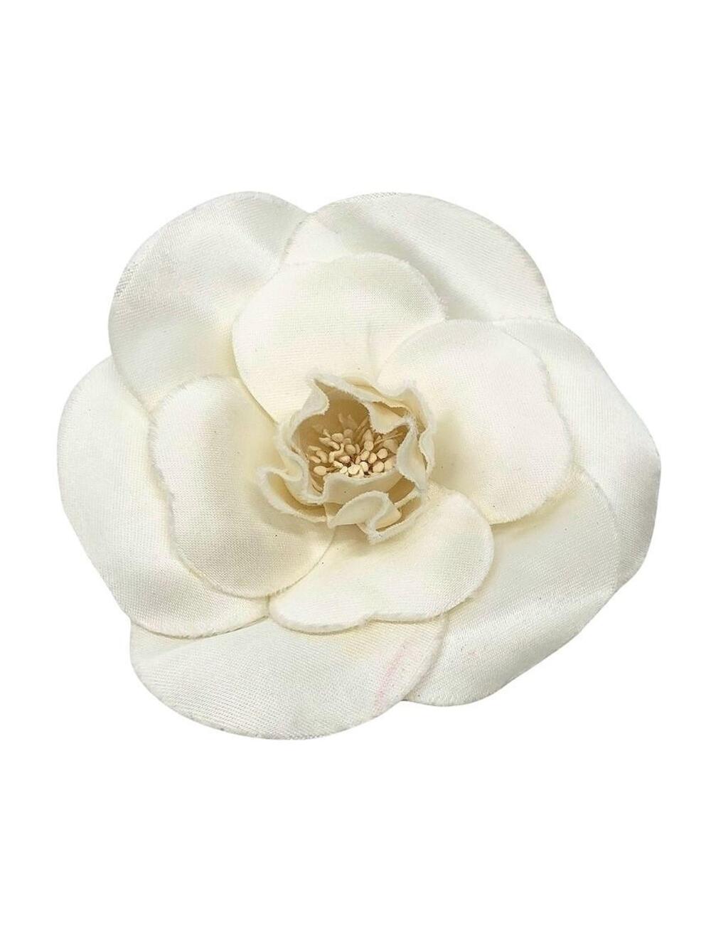 Chanel Enamel Corsage Brooch Satin #371396C40B